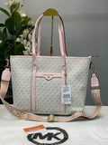 MK-Inspired Tote Bag With Brand Dust Bag (Pink)