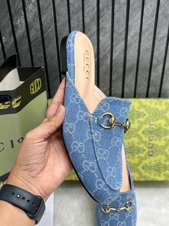 Gucci_GG_Princetown_Horsebit_Denim_Sandal_Mule_For_Women_With_Original_Box_And_Carry_Bag
