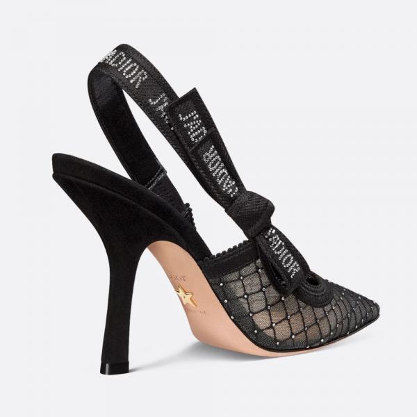 Dior_Jadior_Slingback_Net_Heels_Pump_For_Women_With_Original_Box_And_Carry_Bag
