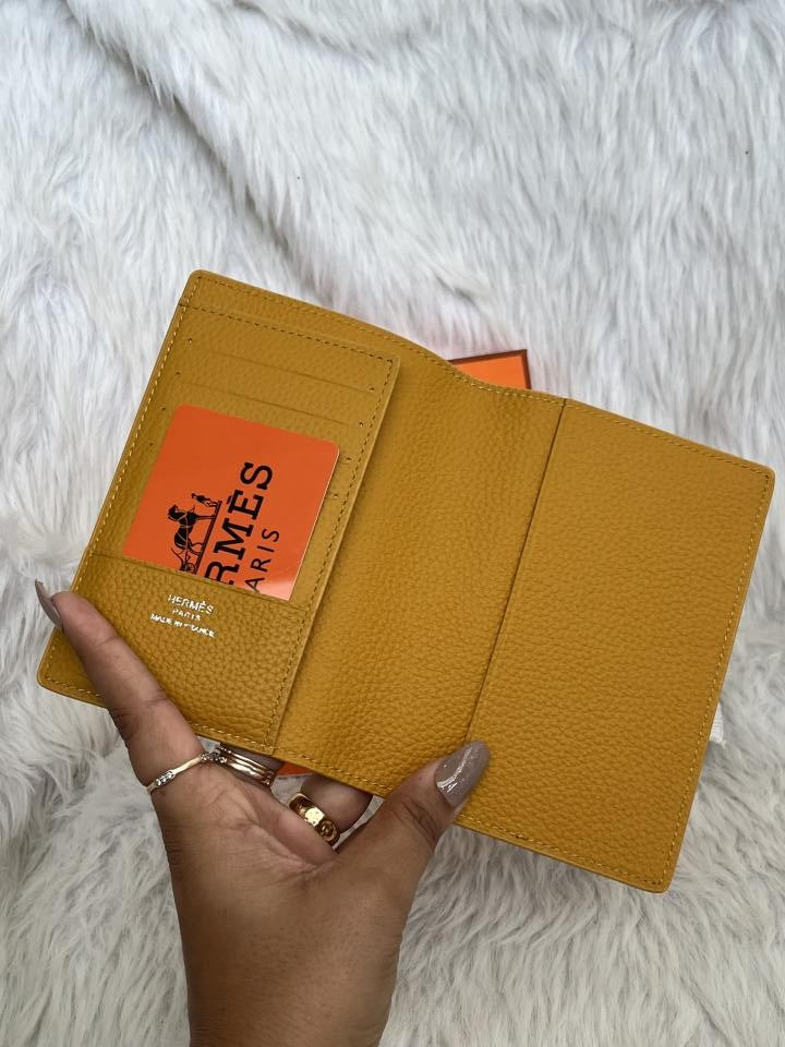 Hermees Unisex PassPort Case Wallet Original Leather Highend With Box Packaging