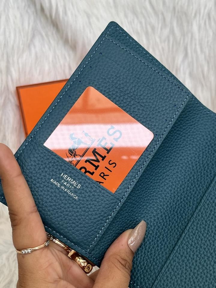 Hermees Unisex PassPort Case Wallet Original Leather Highend With Box Packaging