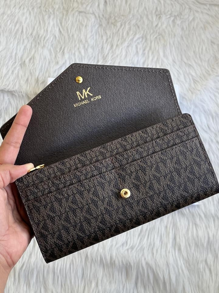 Michael_Kors_131_CB_Long_Flap_Wallet_With_OriginalBox_DustCover