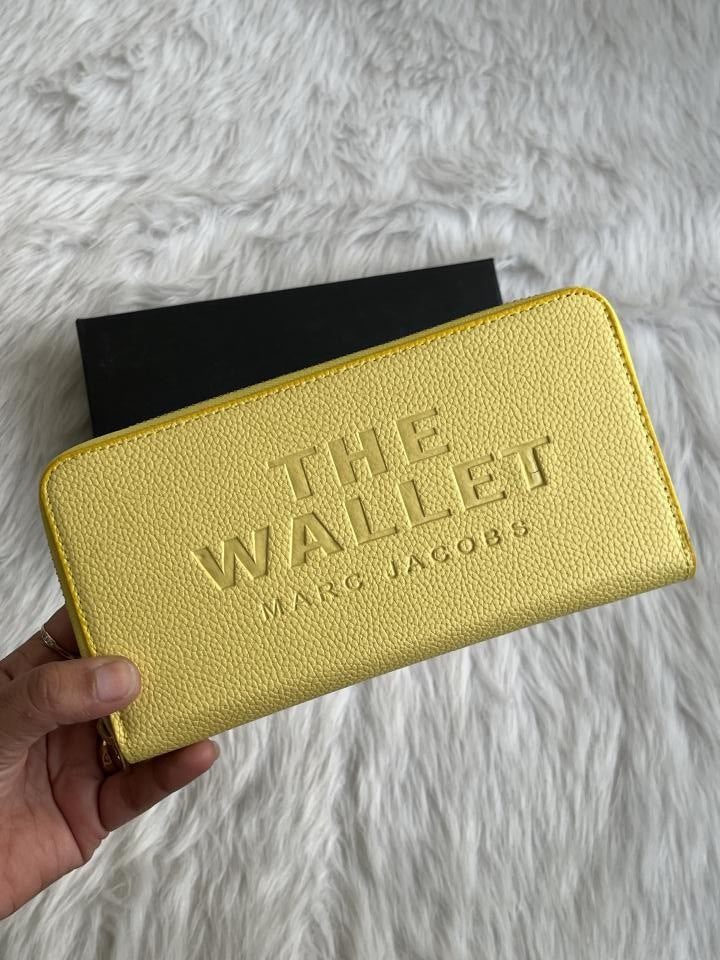 Marc_Jacob_Yellow_Long_Zippy_Wallet_With_OriginalBox