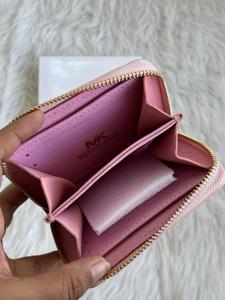 Michaell Kors 119 Pink Mini Wallet With OriginalBox DustCover