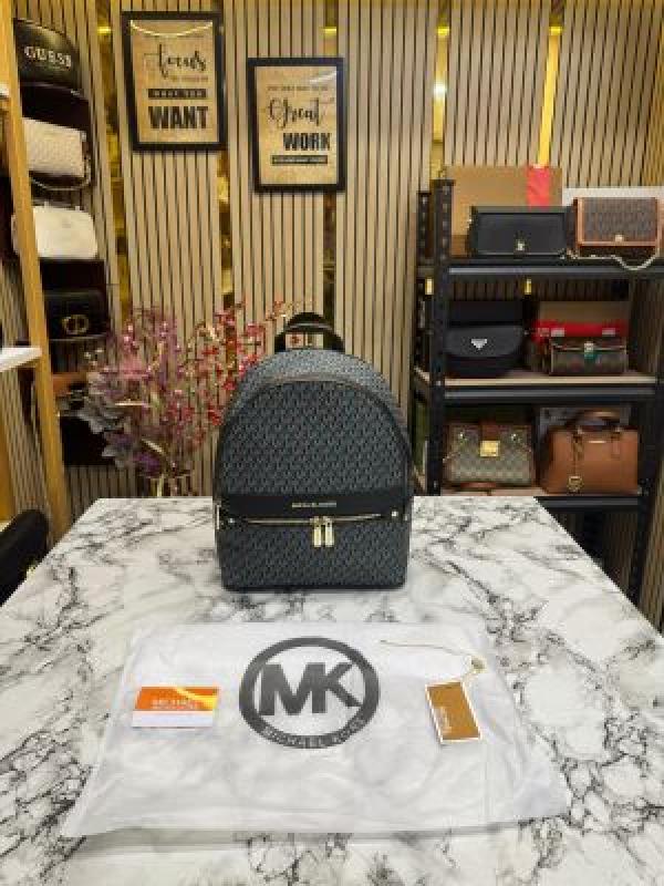 MK-inspired Kenley Backpack Premium Quality With Dust Bag (Black)
