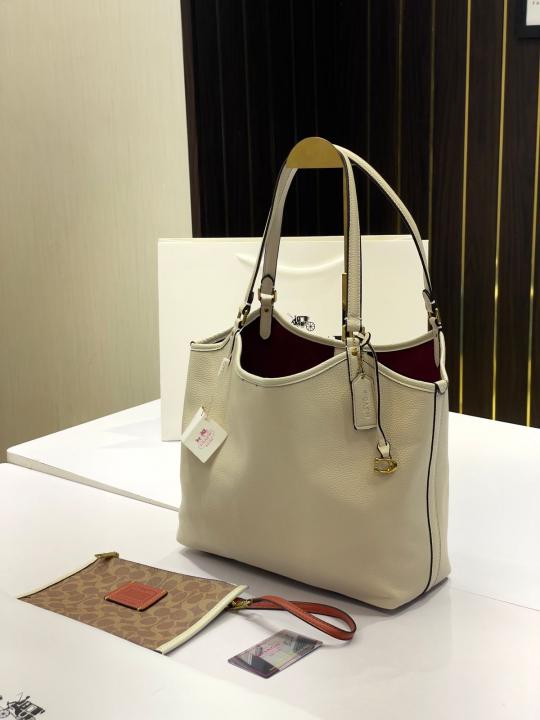 C-Inspired Day Tote Bag With Dust Bag & Carry Bag