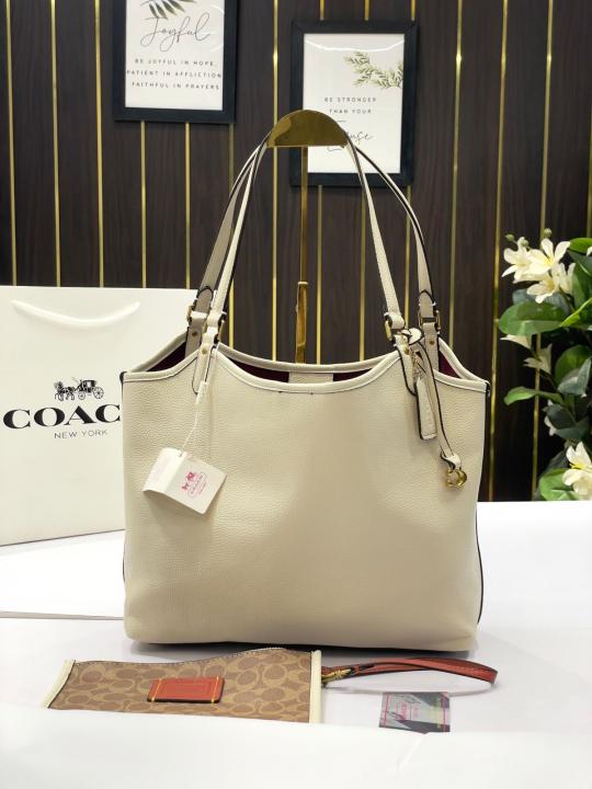 C-Inspired Day Tote Bag With Dust Bag & Carry Bag