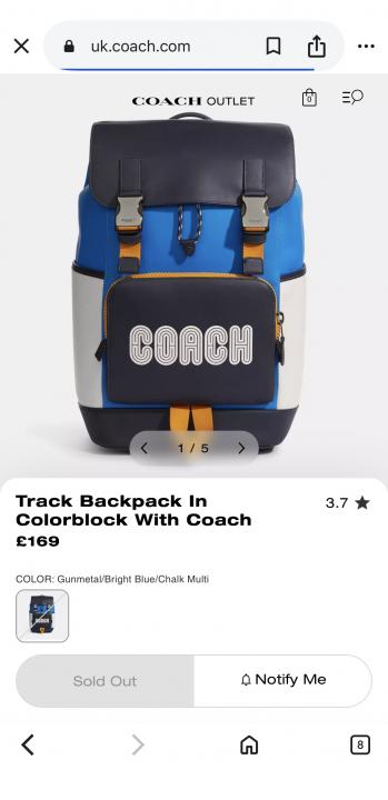 Coach_CB_Track_Backpack_Colorblock_Signature_Canvas_Orange_Accents_With_Dust_Cover_&_Carry_Bag
