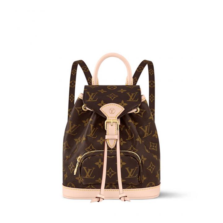 LV-Inspired Mini Backpack Box (Brown Flower)