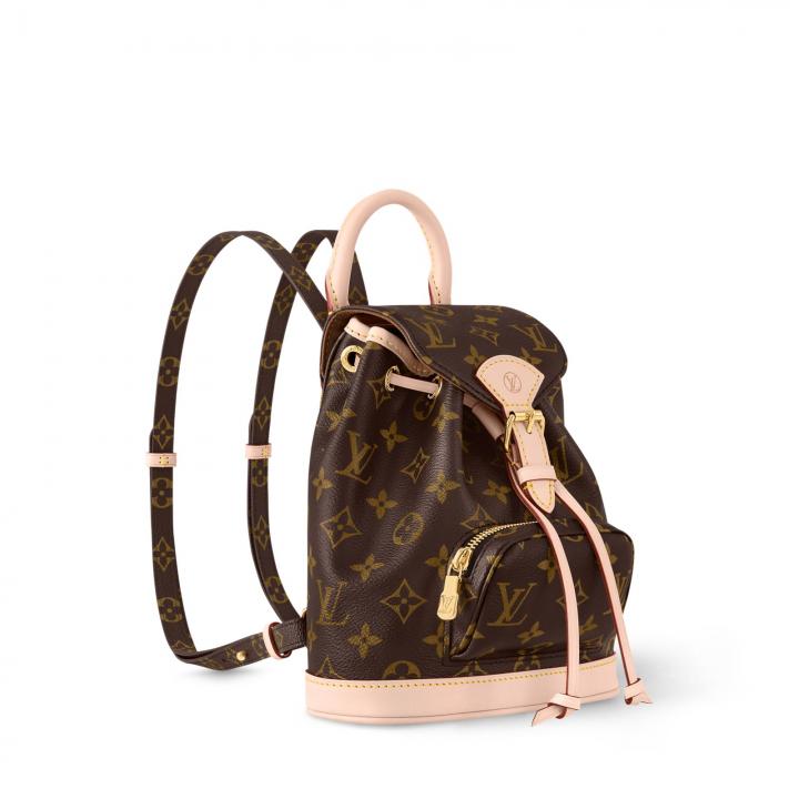 LV-Inspired Mini Backpack Box (Brown Flower)
