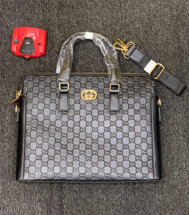G-Inspired Laptop Bag with Dust Bag (Black)