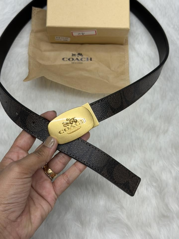 Coach_06_Coffee-Black_Belt_With_OriginalBox_DustCover