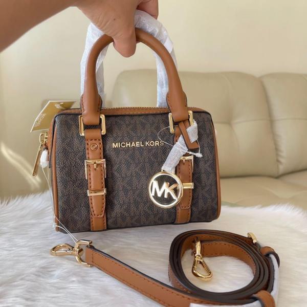 MK-Inspired Bedford legacy small bag with box ( Coffee)