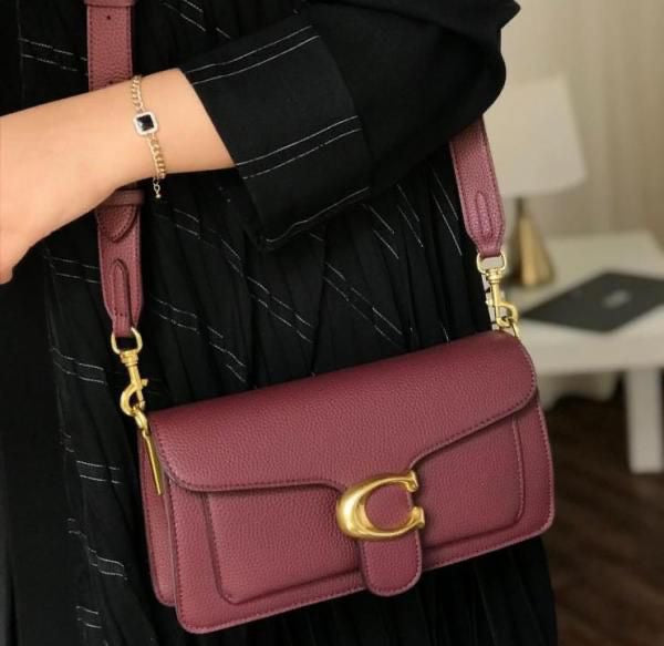 C-Inspired Tabby Shoulder and Sling Bag (Maroon)