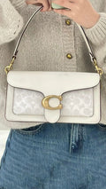 C-Inspired Tabby Shoulder Bag With Box (White)