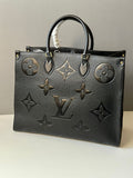 LV-Inspired On The Go With Dust Bag (Black)