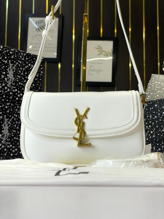 Ysl-Inspired Solferino Shoulder Bag With Box (white)