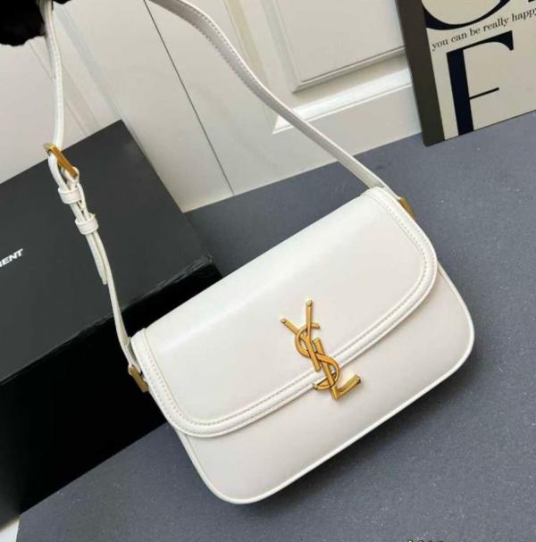 Ysl-Inspired Solferino Shoulder Bag With Box (white)