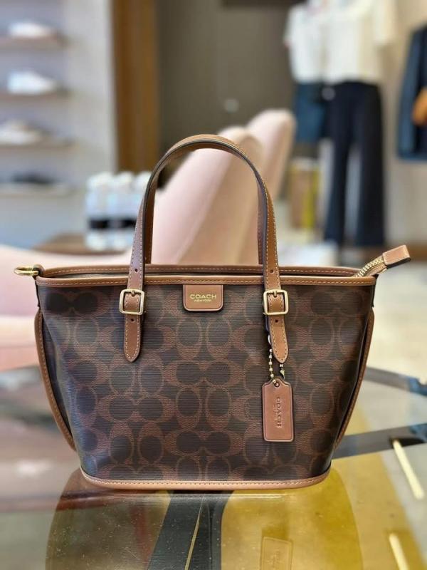 Coach_Taxi_21_Coffee-Brown_SmallTote_With_OriginalBox_DustCover