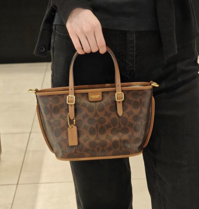 Coach_Taxi_21_Coffee-Brown_SmallTote_With_OriginalBox_DustCover
