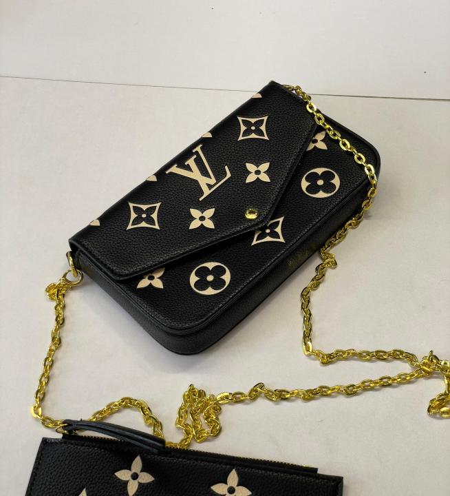 LV-Inspired Felicie With 2 Utility Pouches With Box