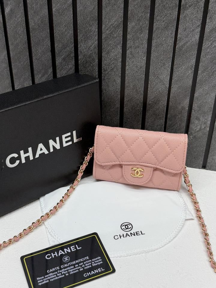 Chanell 07 Mini ChainWallet With OriginalBox DustCover Super Premium