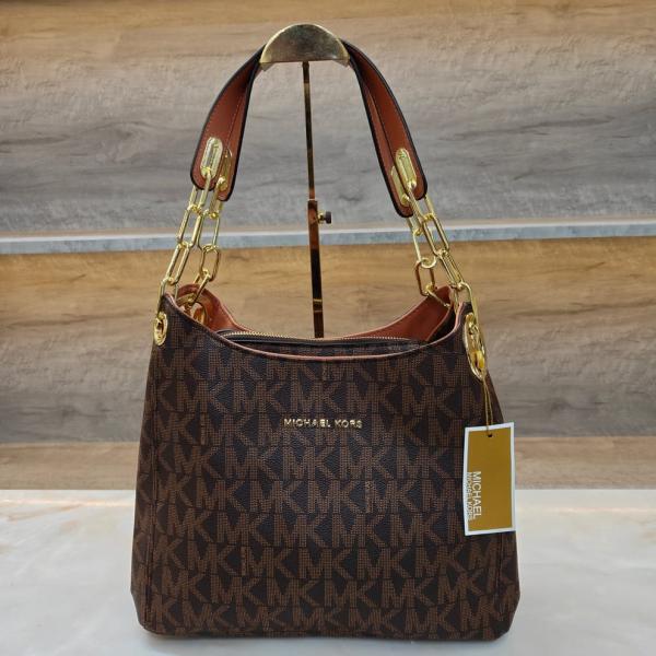 MK-inspired Fulton Handbag With Dust Bag (Brown)