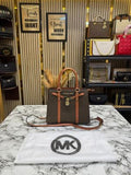 MK-Inspired Hamilton Handbag With Dust Bag (Brown)