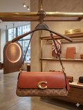 Coachh_ jet shoulder bag in chalk refined calf leather with box premium quality