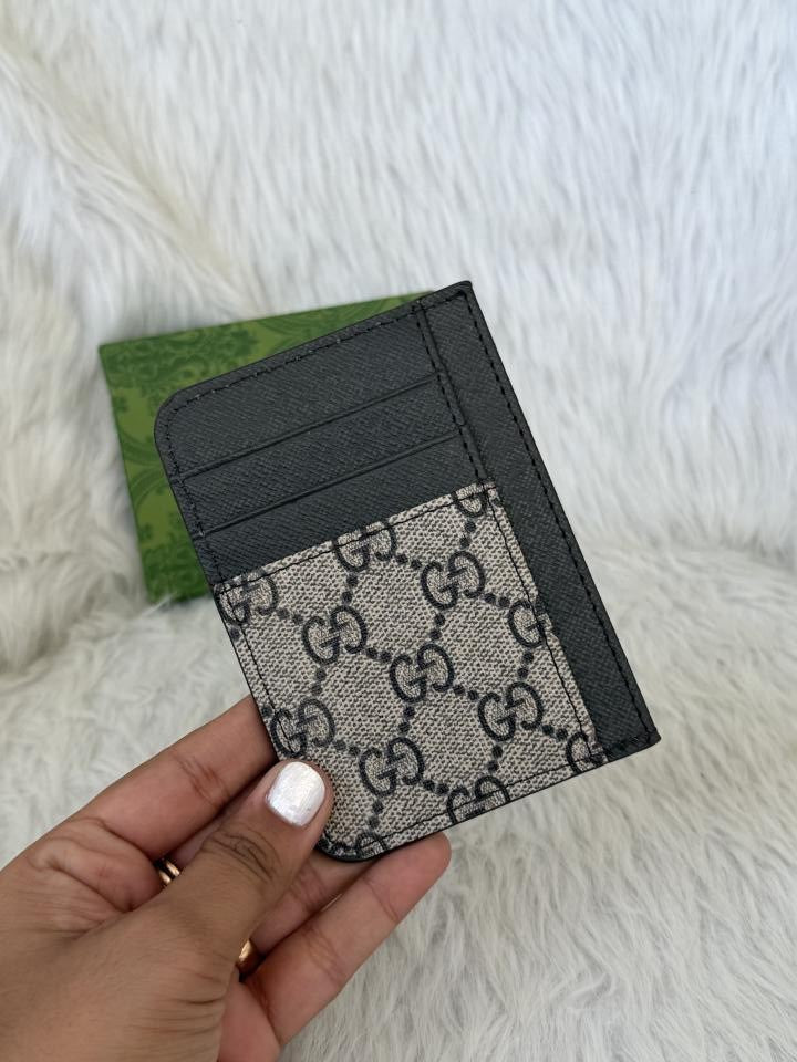Guccci 59 Brown Unisex CardHolder With Original Box