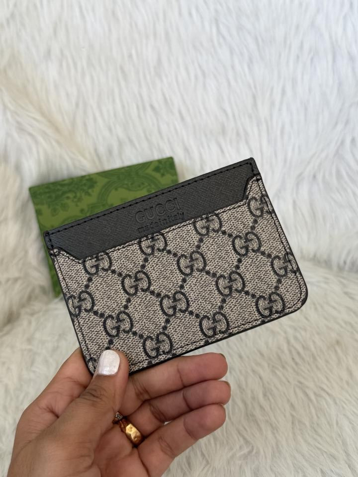 Guccci 59 Brown Unisex CardHolder With Original Box