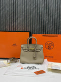 Hermees Birkin Apricot 20 Small Handbag With Original Box DustCover Lock & Key