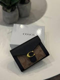C-Inspired Signature C-Lock Tri-fold Wallet (Black)