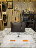 MK-Inspired Jet Set Zip Logo Large Tote Bag With Dust Bag