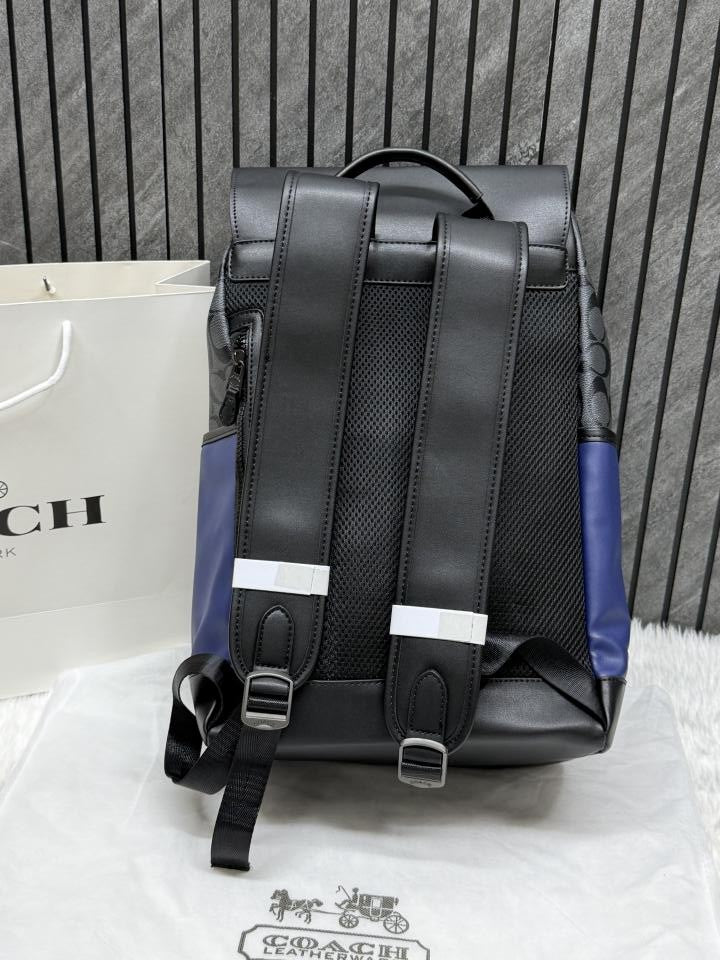Coacch CB 058-1 Black-Blue Backpack With Original DustCover & CarryBag