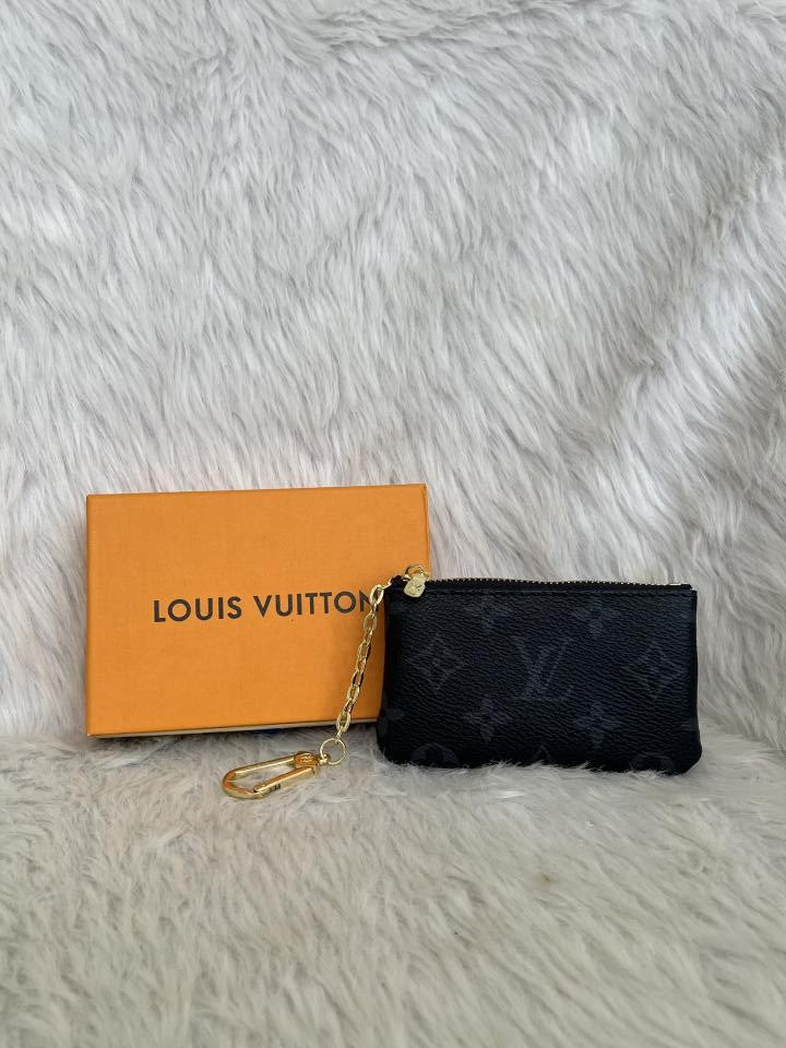 Louiis Vuitton LV-1 Mini Coin Pouch Keychain With Original Box