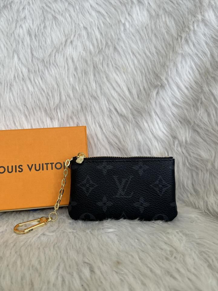 Louiis Vuitton LV-1 Mini Coin Pouch Keychain With Original Box