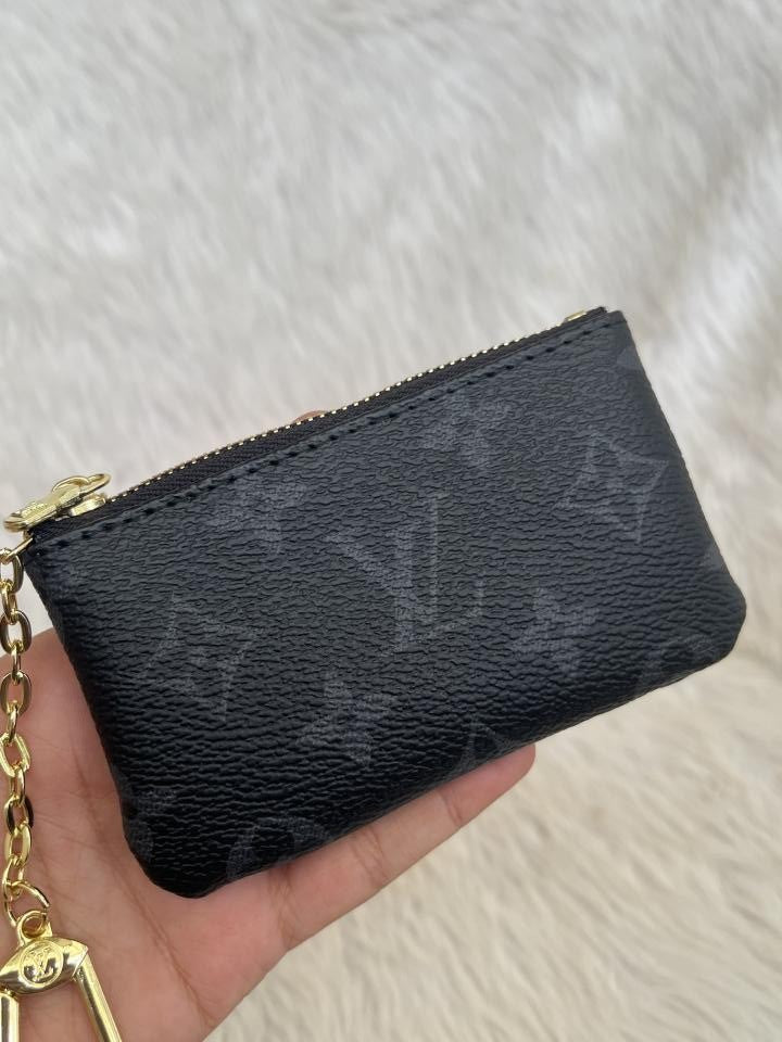 Louiis Vuitton LV-1 Mini Coin Pouch Keychain With Original Box
