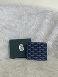 Goyarrd MM-3 Blue Mens Wallet Premium Leather With OriginalBox