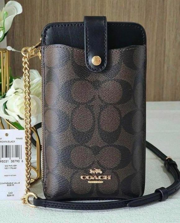 Coacch CB PhoneBag Crossbody Wallet With OriginalBox CarryBag DustCover Highen