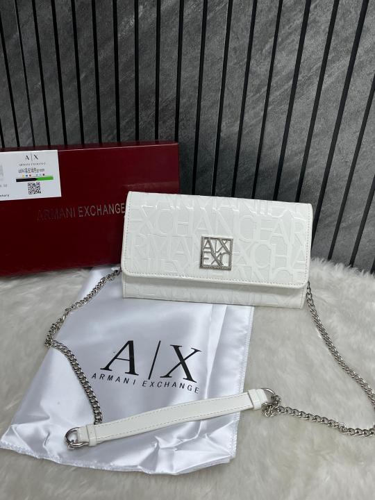 Arma Exchange White Wallet Sling With Original Box & DustCover