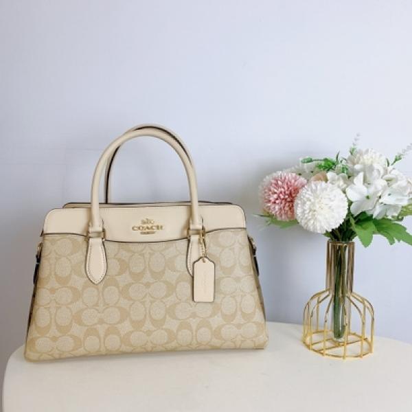 Coaach_darcie carryall in signature bag with box premium quality