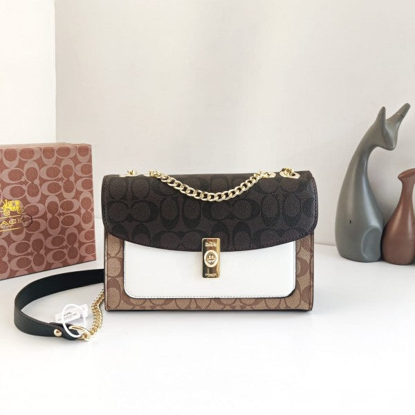 Cooach_clane crossbody signature canvas bag with double box