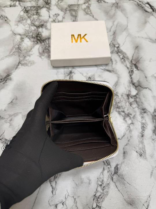 MK-Inspired Mini Premium Wallet With Box (Black)