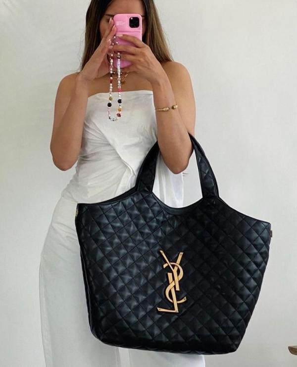 Ysl Icare Maxi Tote in SuperHighend Leather With Original DustCover & Wallet