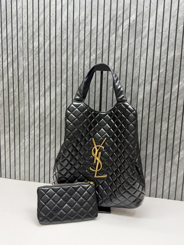 Ysl Icare Maxi Tote in SuperHighend Leather With Original DustCover & Wallet