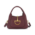G-Inspired Softbit Medium Top Handle Bag With Double Box And Dust Bag (Maroon)