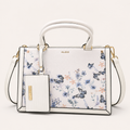 Aldo-inspired Priaira Floral Tote Bag With Box And Pouch (Blue Flower)