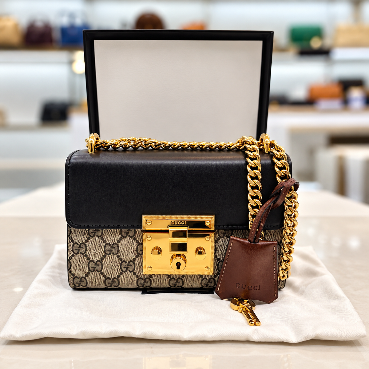 G-Inspired GG Padlock Premium shoulder Bag