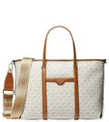 MK-Inspired Tote Bag With Brand Dust Bag (Beige-Brown)